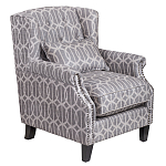 Кресло Henry Armchair grey velour варинант исполнения - 1 | Loft Concept в Саратове