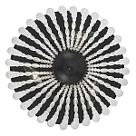 Потолочный светильник круглый с стеклянными бусинами Uniformity варинант исполнения - 1 | Loft Concept в Саратове