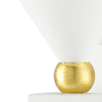 Бра с бело-золотыми плафоном в форме конуса Light Source варинант исполнения - 1 | Loft Concept в Саратове