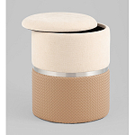 Пуф Mauldine с ящиком бежевый с экокожей варинант исполнения - 2 | Loft Concept в Саратове