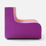 Дизайнерское кресло зеленое Poltronova Sofo Verosa Green Pink Armchair варинант исполнения - 7 | Loft Concept в Саратове