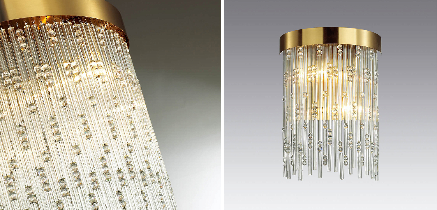 Бра Hailstorm Rain Kerri Wall lamp gold Бра Hailstorm Rain Kerri Wall lamp gold - Loft-Concept в Саратове