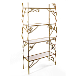 Стеллаж металлический с птичками Primavera варинант исполнения - 2 | Loft Concept в Саратове