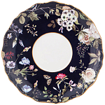 Чайный набор из фарфора темно-синий с рисунком цветов на 6 персон 12 предметов 280 мл Garden Whisper Porcelain Set  варинант исполнения - 2 | Loft Concept в Саратове