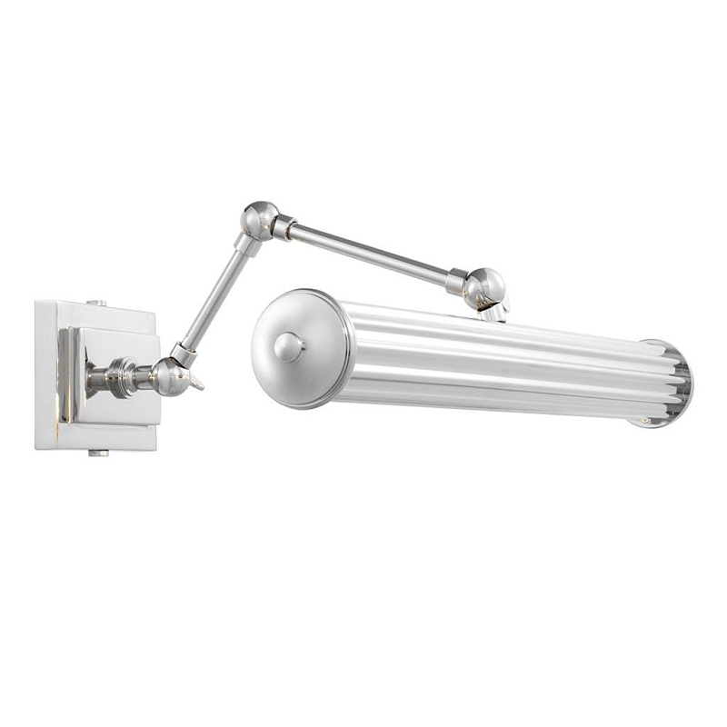 Бра Eichholtz Wall Lamp Luca L Nickel Никель Бра Eichholtz Wall Lamp Luca L Nickel Никель в Саратове | Loft Concept