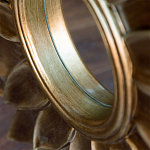 Зеркало-солнце с золотыми с лучами Rays of Peace варинант исполнения - 2 | Loft Concept в Саратове