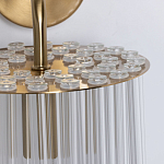 Бра с круглым основанием и длинными прозрачныи стеклянными трубками Nembus варинант исполнения - 4 | Loft Concept в Саратове