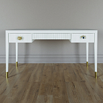 Письменный стол Elsa Dreams White Шпон дерево с двумя ящиками варинант исполнения - 1 | Loft Concept в Саратове