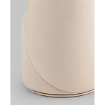 Пуф Loreen со спинкой вращающийся велюр молочный варинант исполнения - 3 | Loft Concept в Саратове