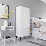 Комод белый с 4-мя дверцами на металлических ножках SPARK MULTIPURPOSE CABINET WHITE варинант исполнения - 2 | Loft Concept в Саратове