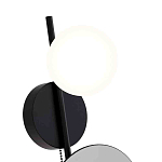 Бра с матовым плафоном в форме шара и зеркальной плоской панелью Lunar Echo  варинант исполнения - 1 | Loft Concept в Саратове