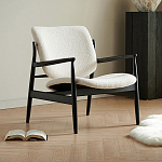 Кресло с каркасом и ножками из древесины и мягкими сиденьем и спинкой Venice варинант исполнения - 6 | Loft Concept в Саратове