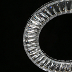 Люстра круглая с прозрачной хрустальной рамкой Maude Crystal Light варинант исполнения - 8 | Loft Concept в Саратове