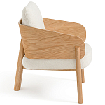 Кресло с каркасом из массива дуба Gallin Chair Boucle варинант исполнения - 3 | Loft Concept в Саратове