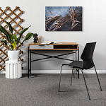 Стол рабочий в стиле лофт с ящиком и нишей для хранения Urban Style Space варинант исполнения - 4 | Loft Concept в Саратове