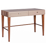 Стол письменный из массива бука с 2-мя ящиками бежевый Wenge Light варинант исполнения - 1 | Loft Concept в Саратове