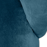 Барный стул вращающийся со спинкой Синий Велюр Vendramin Chair варинант исполнения - 3 | Loft Concept в Саратове