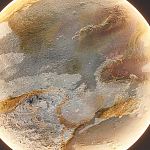 Бра в форме диска черного цвета Borders of Black варинант исполнения - 3 | Loft Concept в Саратове