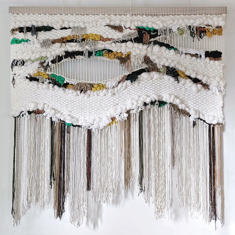 Панно Современный Гобелен Tapestry Misty Morning Белый Мульти в Саратове | Loft Concept 