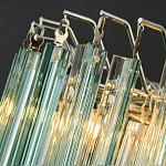 Дизайнерская люстра AQUA Blue Lagoon бирюзовое стекло несколько ярусов варинант исполнения - 4 | Loft Concept в Саратове