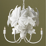 Люстра белая в виде цветков шиповника White Rosehip Flower варинант исполнения - 3 | Loft Concept в Саратове