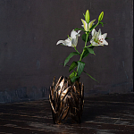 Ваза «Золотая» варинант исполнения - 2 | Loft Concept в Саратове