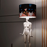 Настольная лампа с абажуром Cretto Mir варинант исполнения - 9 | Loft Concept в Саратове