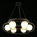 Люстра подвесная круглая с белыми плафонами Martin варинант исполнения - 3 | Loft Concept в Саратове