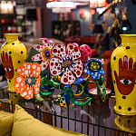 Декоративная статуэтка Yayoi Kusama Flowers that Bloom at Midnight Pink варинант исполнения - 4 | Loft Concept в Саратове