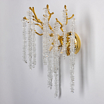 Бра золотого цвета с ветвями и хрустальными подвесками FAIRYTREE Light варинант исполнения - 3 | Loft Concept в Саратове