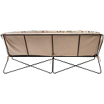 Трехместный диван на металлическом каркасе с цветочным принтом в стиле шинуазри Chinoiserie Birds on a Tree Sofa варинант исполнения - 2 | Loft Concept в Саратове