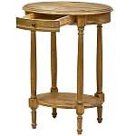 Деревянный овальный кофейный стол Margery Provence Coffee Table варинант исполнения - 2 | Loft Concept в Саратове