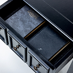 Черная тумба с выдвижным ящиком Monica варинант исполнения - 4 | Loft Concept в Саратове