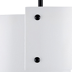 Потолочный светильник круглый светодиодный Semicircular White Panels белый варинант исполнения - 1 | Loft Concept в Саратове