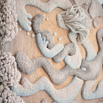 Тканый вручную монументальный настенный гобелен Soft Inception варинант исполнения - 2 | Loft Concept в Саратове