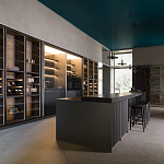 Кухонный гарнитур из массива дуба и камня Ratio Dada Engenereed варинант исполнения - 1 | Loft Concept в Саратове