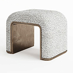 Пуф Forli с элегантной латунной вставкой варинант исполнения - 1 | Loft Concept в Саратове