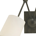 Бра с двумя тканевыми абажурами в форме цилиндра Prerequisites варинант исполнения - 1 | Loft Concept в Саратове