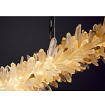 Люстра линейная светодиодная из необработанных кристаллов Mountain Comet варинант исполнения - 1 | Loft Concept в Саратове