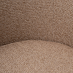 Кресло вращающееся черно-золотая рогожка Julia Armchair Golden Belt варинант исполнения - 4 | Loft Concept в Саратове