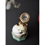 Подсвечник в виде кошки из фарфора с бронзовыми элементами Paradise Cat варинант исполнения - 6 | Loft Concept в Саратове