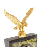 Настольный письменный набор из змеевика  и бронзы с декором в виде орла в подарочной упаковке Successful Leader варинант исполнения - 3 | Loft Concept в Саратове