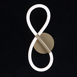 Бра с белым плафоном в форме восьмерки и круглым основанием Luke Lampco Tracer Lamp варинант исполнения - 2 | Loft Concept в Саратове