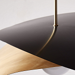 Люстра круглая с 2-мя металлическими абажурами Andromeda варинант исполнения - 4 | Loft Concept в Саратове