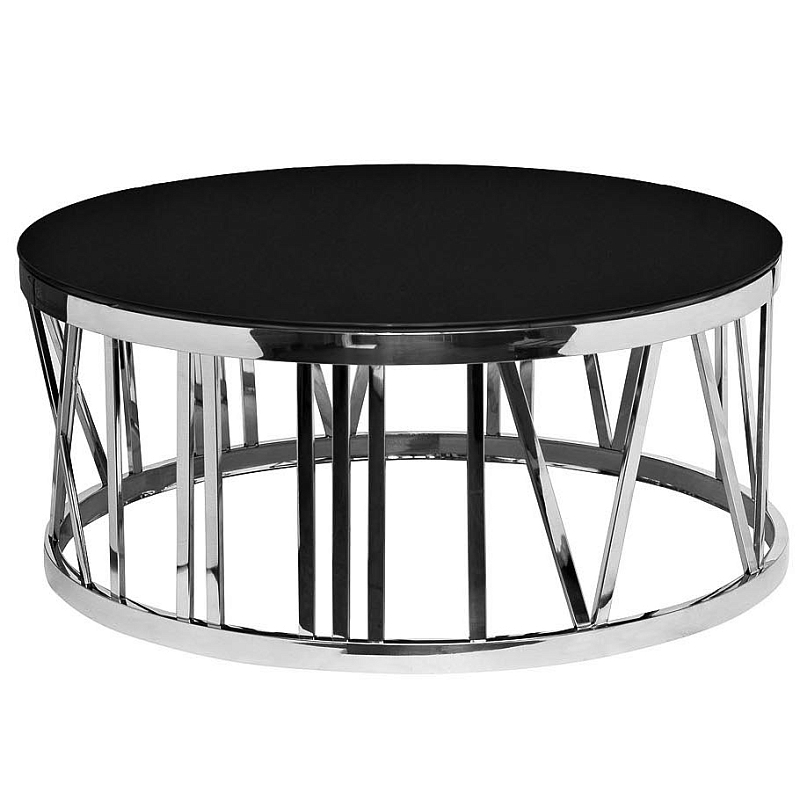 Стол V-section Table 100 Хром Глянцевый черный Стол V-section Table 100 Хром Глянцевый черный в Саратове | Loft Concept