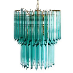 Дизайнерская люстра Blue Lagoon glass бирюзовое стекло  варинант исполнения - 1 | Loft Concept в Саратове