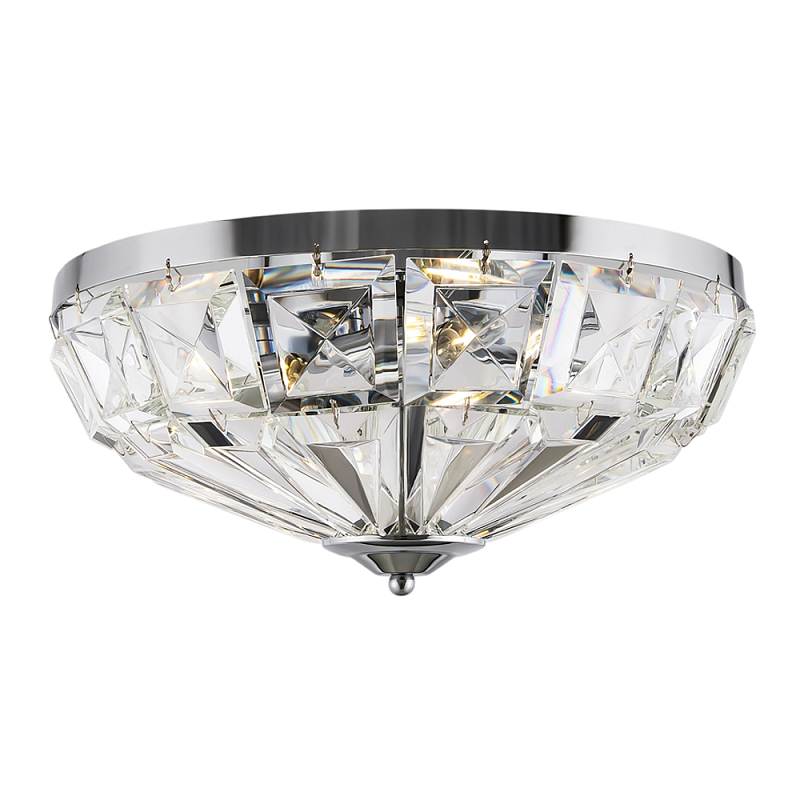 Потолочный светильник Facet E14х4 Хром Прозрачный в Саратове | Loft Concept 