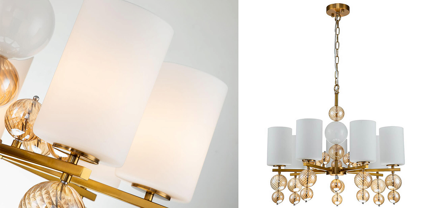 Люстра Blown Glass Balloons Chandelier 7 Люстра Blown Glass Balloons Chandelier 7 - Loft-Concept в Саратове