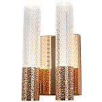 Бра с двумя плафонами Dew Drops Tube Duo Gold Wall Lamp варинант исполнения - 1 | Loft Concept в Саратове