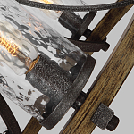 Люстра с цилиндрическим плафонами из толстого волнистого стекла в индустриальном стиле Feiss варинант исполнения - 16 | Loft Concept в Саратове